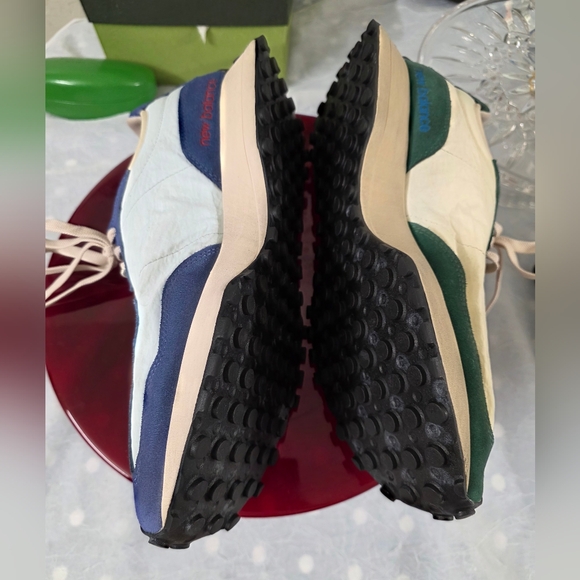 Mens New Balance 327 Vintage 'Forest Green Blue' / MS327VB / Size 12 - Picture 6 of 9